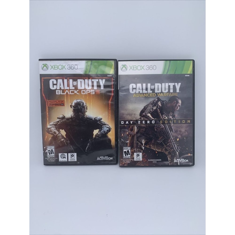 call of duty games bundle xbox 360. Black Ops & Advanced Warfare No Manual